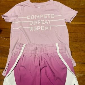 Shorts and shirt set